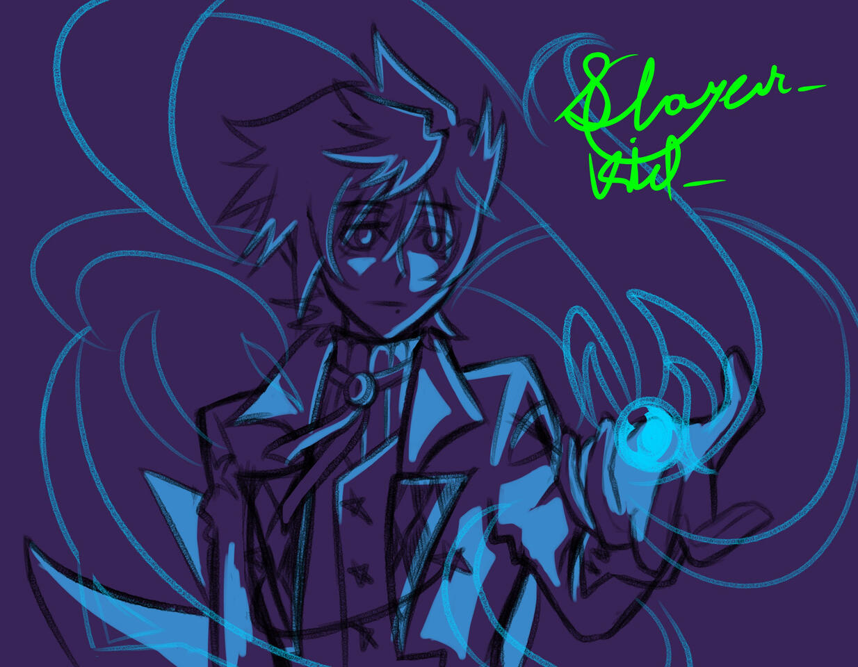 My OC Jack using magic