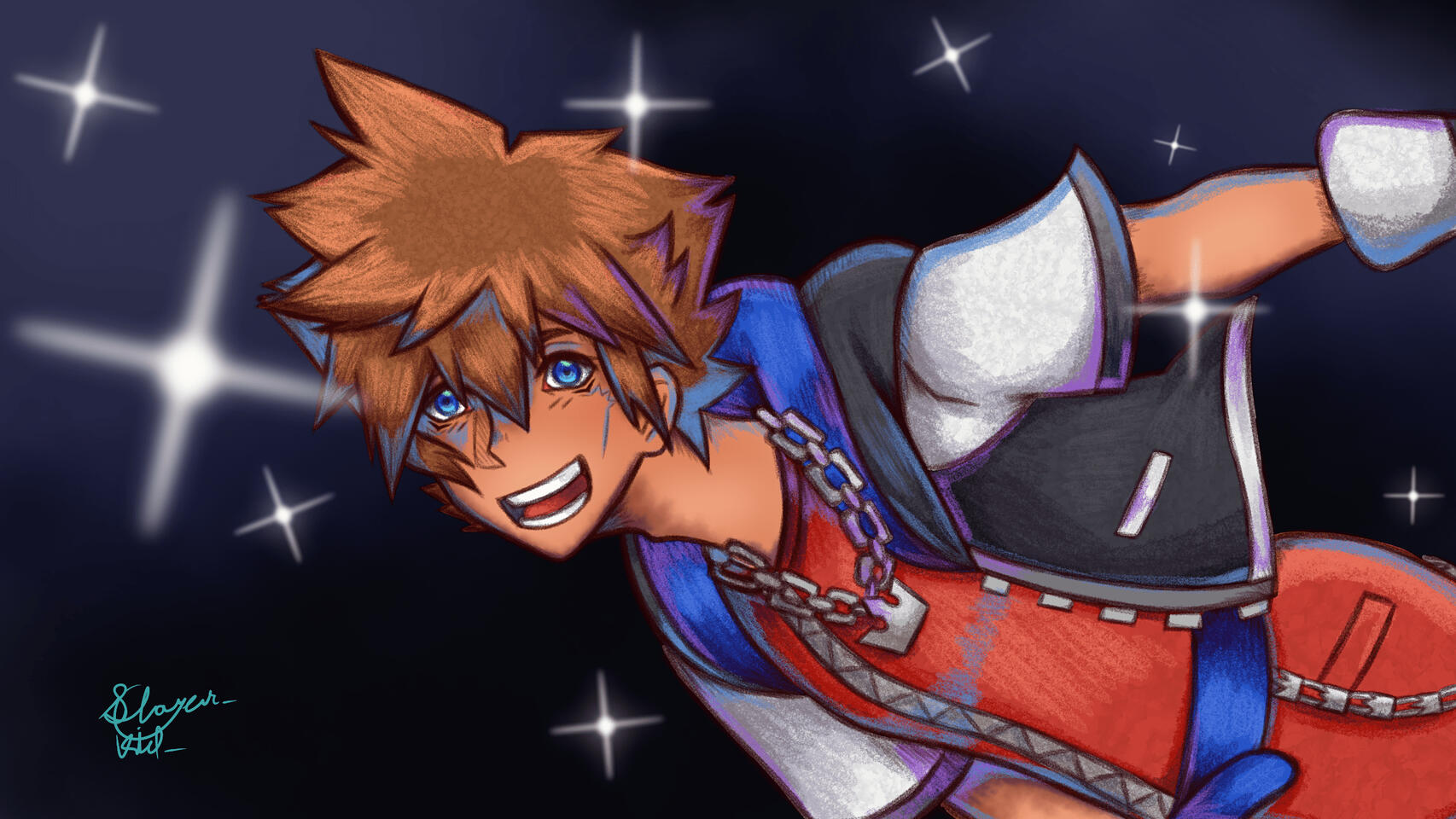 Sora in Smash Ult fanart